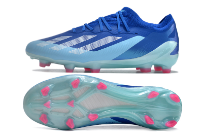 Adidas X Speedportal.1 FG Firm Ground Soccer Cleats - Blue/White/Pink