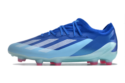 Adidas X Speedportal.1 FG Firm Ground Soccer Cleats - Blue/White/Pink