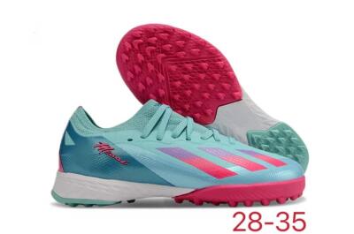 Adidas X Speedportal.1 TF Artificial Turf Soccer Shoes - Jade/Pink/Purple