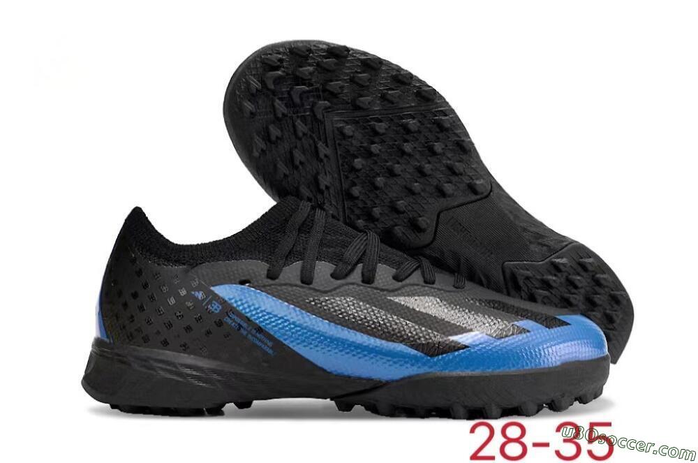 Adidas X Speedportal.1 TF Artificial Turf Soccer Shoes - Black/Blue 1