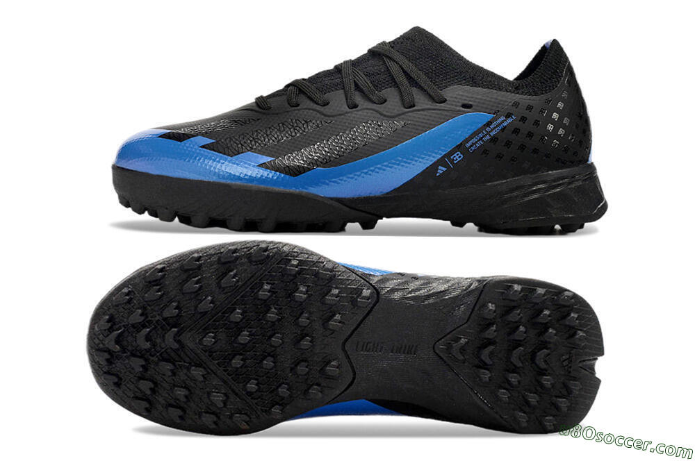 Adidas X Speedportal.1 TF Artificial Turf Soccer Shoes - Black/Blue 0