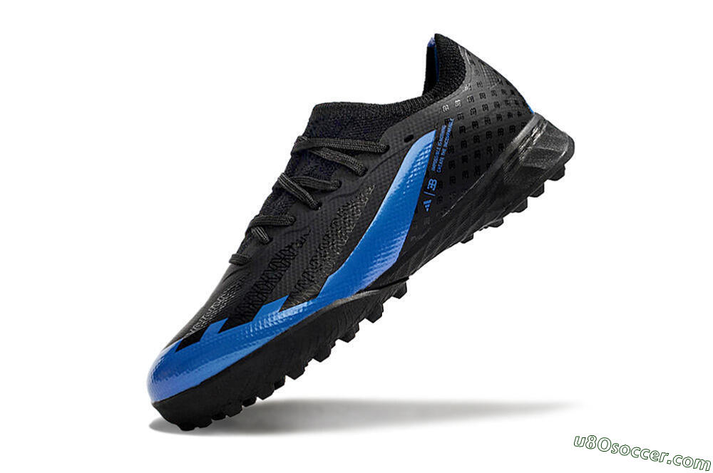 Adidas X Speedportal.1 TF Artificial Turf Soccer Shoes - Black/Blue 5