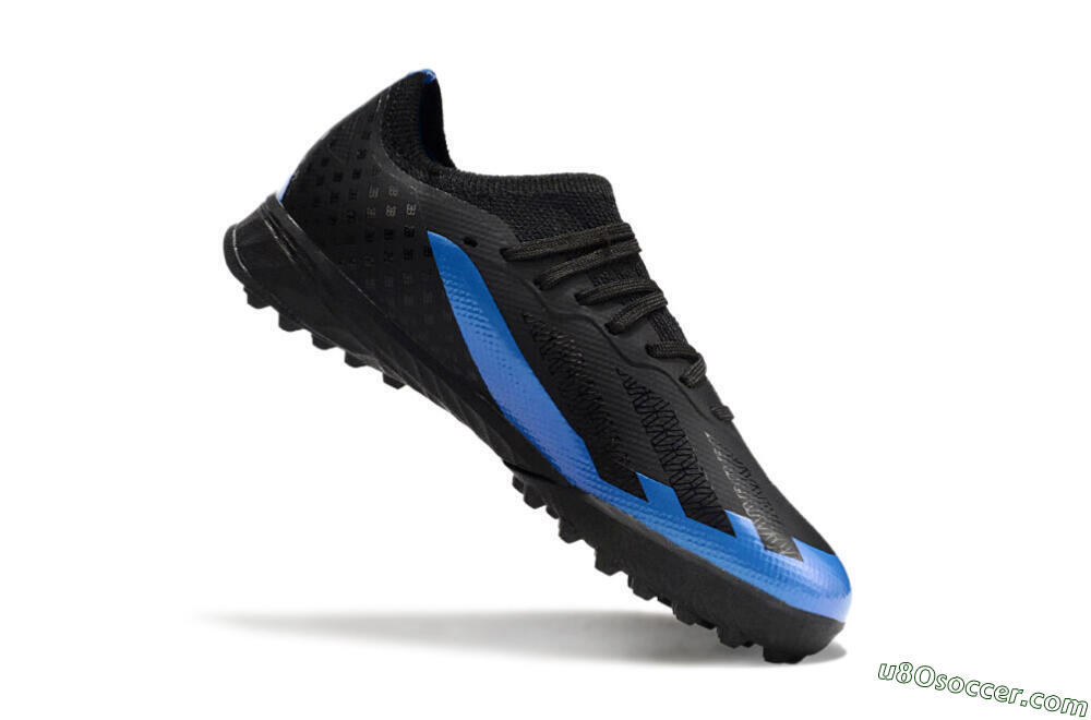 Adidas X Speedportal.1 TF Artificial Turf Soccer Shoes - Black/Blue 4