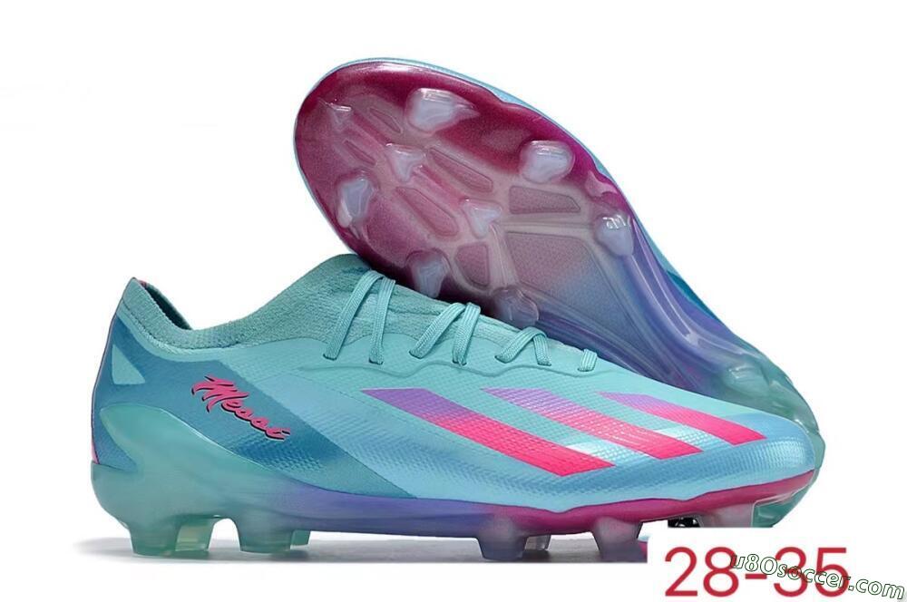 Adidas X Speedportal.1 FG Firm Ground Soccer Cleats - Jade/Pink/Purple 1