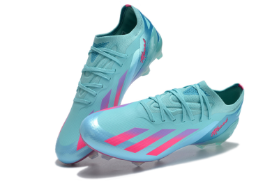 Adidas X Speedportal.1 FG Firm Ground Soccer Cleats - Jade/Pink/Purple