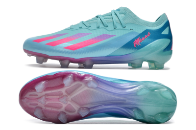 Adidas X Speedportal.1 FG Firm Ground Soccer Cleats - Jade/Pink/Purple