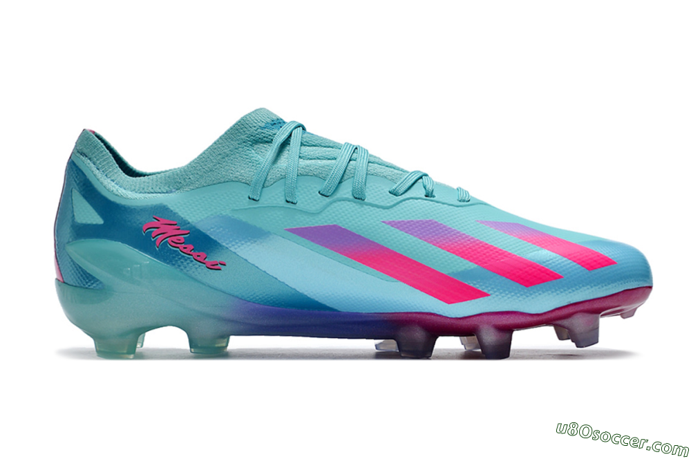 Adidas X Speedportal.1 FG Firm Ground Soccer Cleats - Jade/Pink/Purple 6