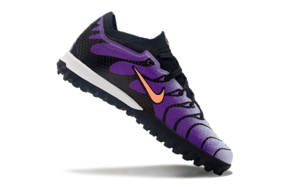 Nike Air Zoom Mercurial Vapor 15 Elite TF Artificial Turf Soccer Shoes - Purple/Black/Orange