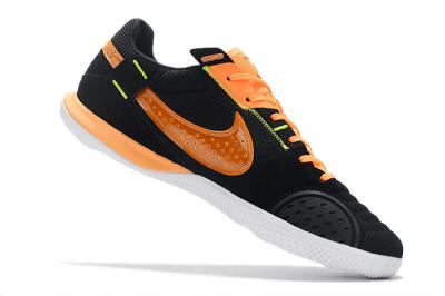 Nike Street Gato IC Indoor & Futsal Soccer Shoes - Black/Orange/White
