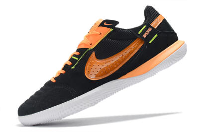 Nike Street Gato IC Indoor & Futsal Soccer Shoes - Black/Orange/White