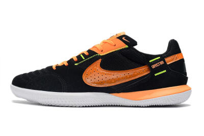 Nike Street Gato IC Indoor & Futsal Soccer Shoes - Black/Orange/White