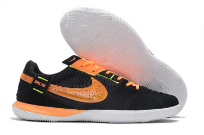 Nike Street Gato IC Indoor & Futsal Soccer Shoes - Black/Orange/White