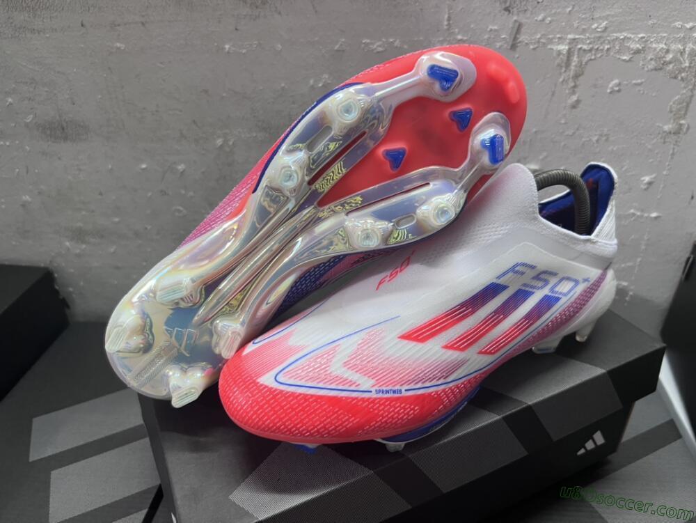 Cheap Adidas F50 Adizero FG Soccer Cleats Red/White/Blue