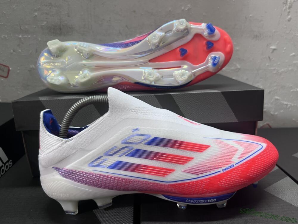 シューズ F50eliteFG Adidas F50 Elite FG Firm Ground Soccer Cleats - Red/Blue/White
