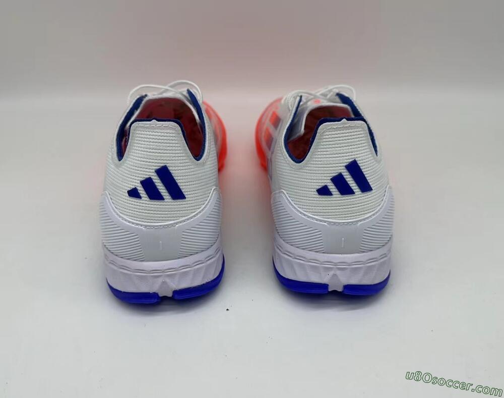 Adidas F50 Pro TF Artificial Turf Soccer Shoes - White/Red/Blue