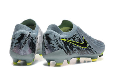 Nike Phantom Luna Elite FG Firm Ground Soccer Cleats - Grey/Yellow/Black