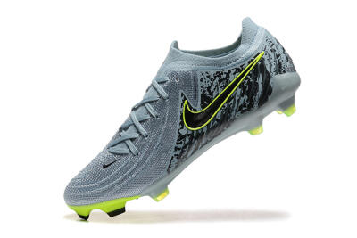Nike Phantom Luna Elite FG Firm Ground Soccer Cleats - Grey/Yellow/Black