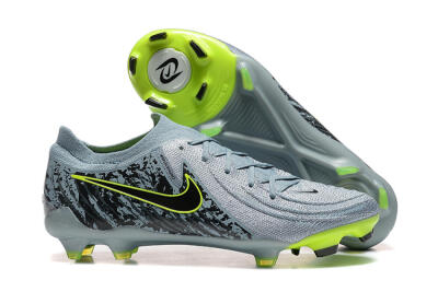 Nike Phantom Luna Elite FG Firm Ground Soccer Cleats - Grey/Yellow/Black