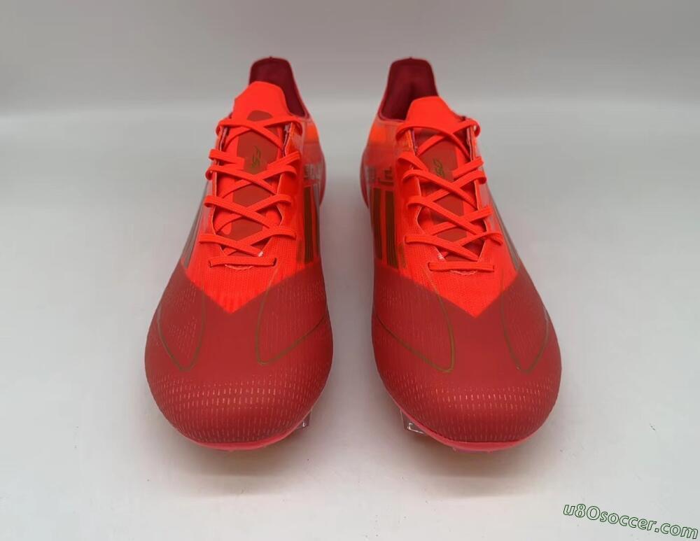 Adidas F50 Elite FG Firm Ground Soccer Cleats - Red/Gold