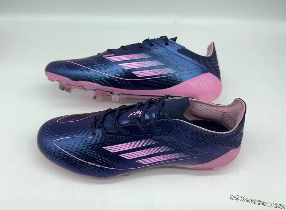 Adidas F50 Elite FG Firm Ground Soccer Cleats - Blue/Pink/Black