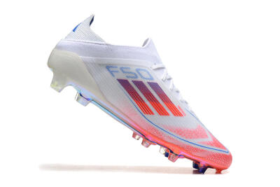 Adidas F50 Elite FG Firm Ground Soccer Cleats - White/Red/Blue