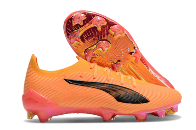 Puma Ultra Ultimate FG Firm Ground Soccer Cleats - Pink/Black/Gold