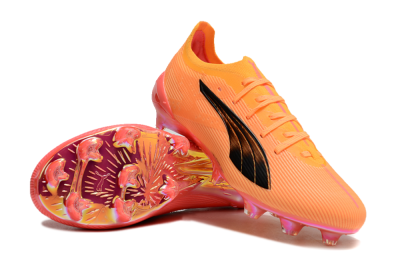 Puma Ultra Ultimate FG Firm Ground Soccer Cleats - Pink/Black/Gold