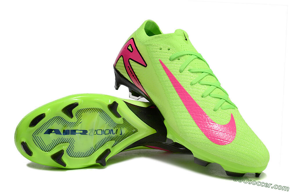 Nike Air Zoom Mercurial Vapor 16 Elite FG Firm Ground Soccer Cleats - Jade/Pink/Black 3