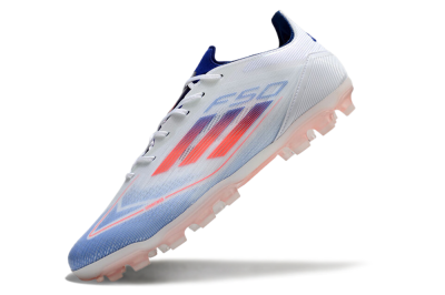 Adidas F50 Elite AG Artificial Grass Soccer Cleats - White/Blue/Red