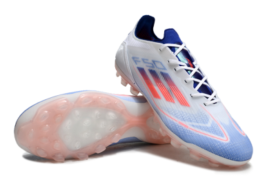 Adidas F50 Elite AG Artificial Grass Soccer Cleats - White/Blue/Red