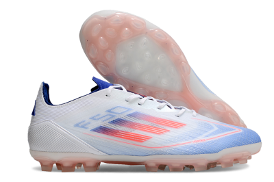 Adidas F50 Elite AG Artificial Grass Soccer Cleats - White/Blue/Red