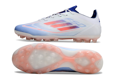 Adidas F50 Elite AG Artificial Grass Soccer Cleats - White/Blue/Red