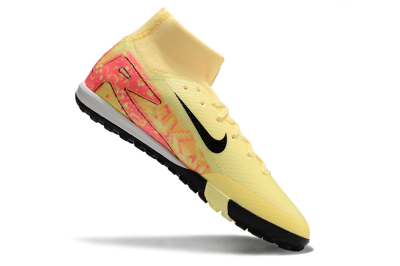 Nike Air Zoom Mercurial Superfly 10 Elite TF Artificial Turf Soccer Shoes - Yellow/Pink/Black