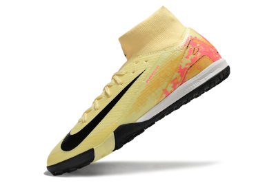 Nike Air Zoom Mercurial Superfly 10 Elite TF Artificial Turf Soccer Shoes - Yellow/Pink/Black