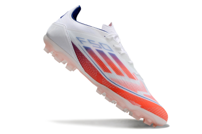 Adidas F50 Elite AG Artificial Grass Soccer Cleats - White/Red/Blue
