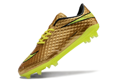 Nike Hypervenom Phantom FG Firm Ground Soccer Cleats - Gold/Yellow/Black