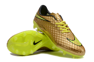 Nike Hypervenom Phantom FG Firm Ground Soccer Cleats - Gold/Yellow/Black