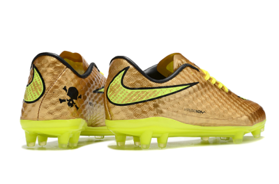 Nike Hypervenom Phantom FG Firm Ground Soccer Cleats - Gold/Yellow/Black