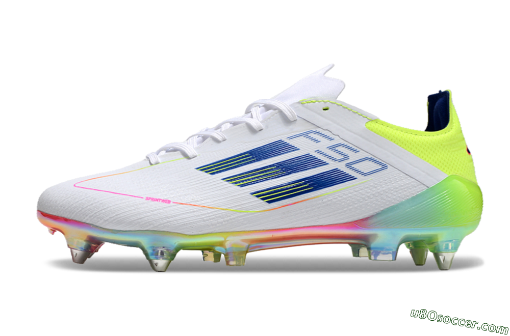 シューズ adidas F50 ELITE SG 27.5 Adidas F50 Elite SG Soft Ground Soccer Cleats - Black/Blue/Pink