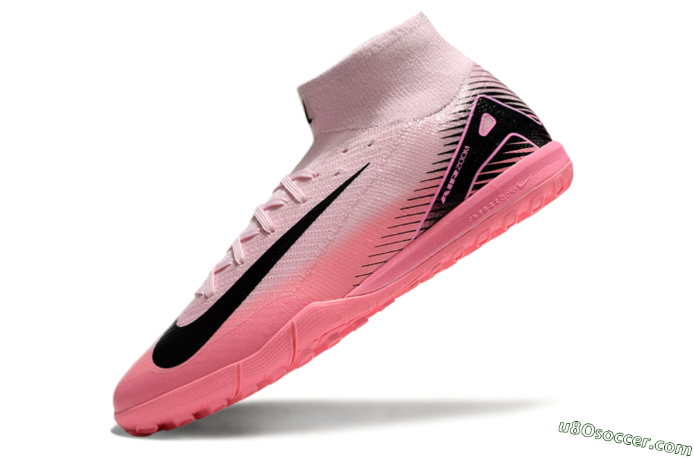 Nike Air Zoom Mercurial Superfly 10 Elite TF Artificial Turf Soccer Shoes - Pink/Black 5