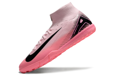 Nike Air Zoom Mercurial Superfly 10 Elite TF Artificial Turf Soccer Shoes - Pink/Black