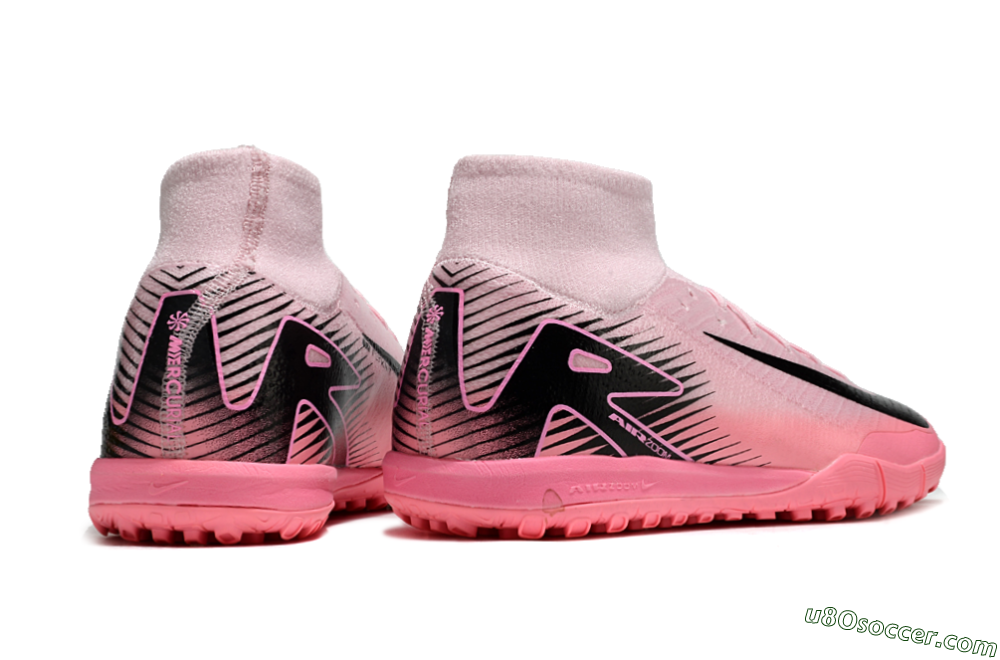 Nike Air Zoom Mercurial Superfly 10 Elite TF Artificial Turf Soccer Shoes - Pink/Black 6