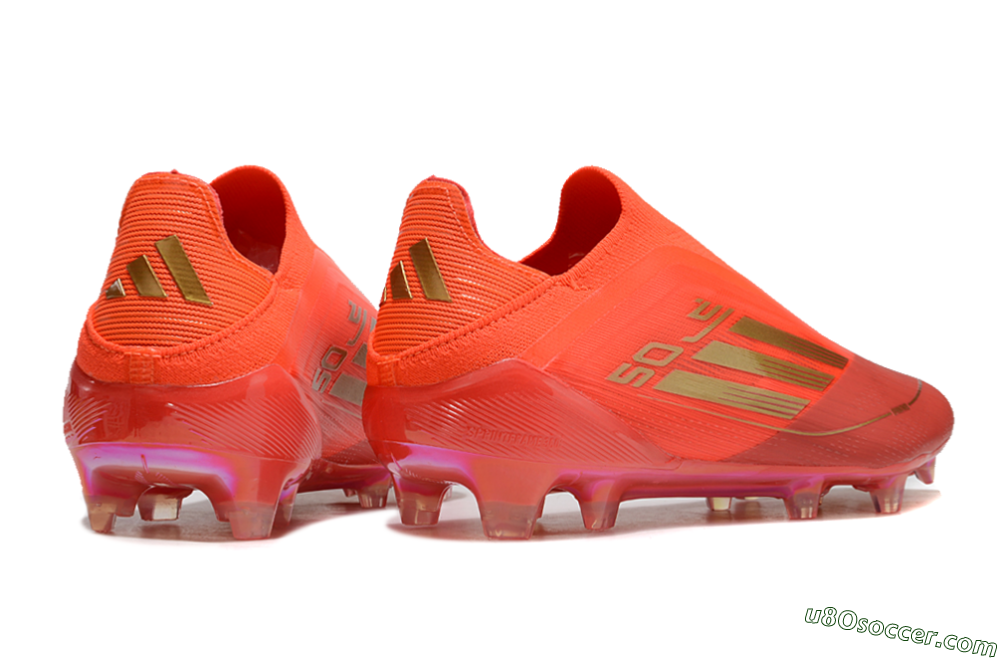 Adidas F50 Elite FG Firm Ground Soccer Cleats - Red/Gold 6