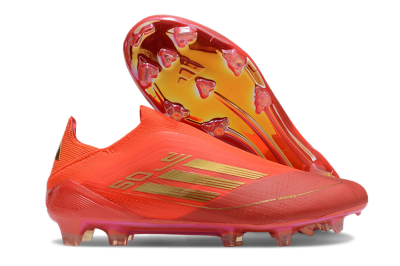 Adidas F50 Elite FG Firm Ground Soccer Cleats - Red/Gold