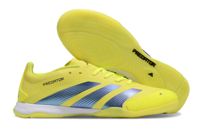 Adidas Predator 24 Elite IC Indoor & Futsal Soccer Shoes - Yellow/Blue/White