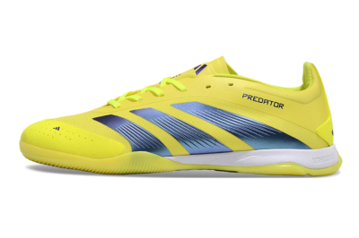 Adidas Predator 24 Elite IC Indoor & Futsal Soccer Shoes - Yellow/Blue/White