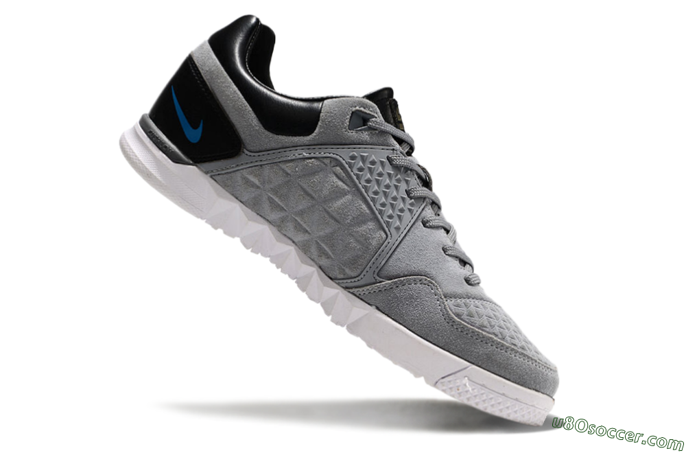Nike Street Gato IC Indoor & Futsal Soccer Shoes - Grey/Blue/Black 4
