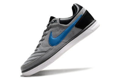 Nike Street Gato IC Indoor & Futsal Soccer Shoes - Grey/Blue/Black