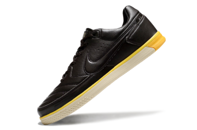 Nike Street Gato IC Indoor & Futsal Soccer Shoes - Black/Yellow/Beige