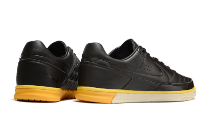 Nike Street Gato IC Indoor & Futsal Soccer Shoes - Black/Yellow/Beige